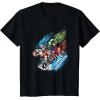 imageMarvel Avengers Family Vacation Trip Travel Sketch Art TShirtBlack