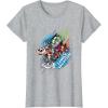 imageMarvel Avengers Family Vacation Trip Travel Sketch Art TShirtHeather Grey