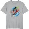 imageMarvel Avengers Family Vacation Trip Travel Sketch Art TShirtHeather Grey
