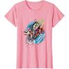 imageMarvel Avengers Family Vacation Trip Travel Sketch Art TShirtPink