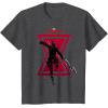 imageMarvel Avengers Game Black Widow Silhouette TShirtDark Heather Grey