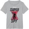 imageMarvel Avengers Game Black Widow Super Spy TShirtHeather Grey