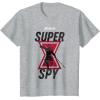 imageMarvel Avengers Game Black Widow Super Spy TShirtHeather Grey