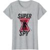 imageMarvel Avengers Game Black Widow Super Spy TShirtHeather Grey