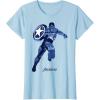imageMarvel Avengers Game Captain America Silhouette Fill TShirtBaby Blue