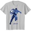 imageMarvel Avengers Game Captain America Silhouette Fill TShirtSilver Grey