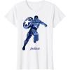 imageMarvel Avengers Game Captain America Silhouette Fill TShirtWhite