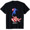 imageMarvel Avengers Game Captain America Silhouette TShirtBlack