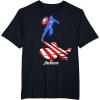 imageMarvel Avengers Game Captain America Silhouette TShirtBlack