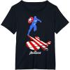 imageMarvel Avengers Game Captain America Silhouette TShirtBlack