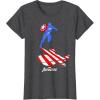 imageMarvel Avengers Game Captain America Silhouette TShirtDark Heather Grey