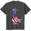 imageMarvel Avengers Game Captain America Silhouette TShirtDark Heather Grey