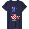 imageMarvel Avengers Game Captain America Silhouette TShirtNavy Blue