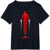 imageMarvel Avengers Game Iron Man Silhouette TShirtBlack