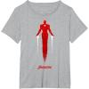 imageMarvel Avengers Game Iron Man Silhouette TShirtHeather Grey