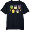 imageMarvel Avengers Halloween Retro Vintage Masks Costume TShirtBlack