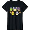 imageMarvel Avengers Halloween Retro Vintage Masks Costume TShirtBlack