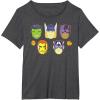 imageMarvel Avengers Halloween Retro Vintage Masks Costume TShirtDark Heather Grey