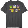 imageMarvel Avengers Halloween Retro Vintage Masks Costume TShirtDark Heather Grey
