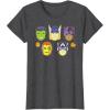 imageMarvel Avengers Halloween Retro Vintage Masks Costume TShirtDark Heather Grey