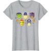 imageMarvel Avengers Halloween Retro Vintage Masks Costume TShirtHeather Grey