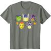 imageMarvel Avengers Halloween Retro Vintage Masks Costume TShirtOlive Heather