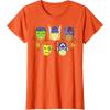 imageMarvel Avengers Halloween Retro Vintage Masks Costume TShirtOrange