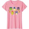imageMarvel Avengers Halloween Retro Vintage Masks Costume TShirtPink