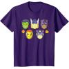 imageMarvel Avengers Halloween Retro Vintage Masks Costume TShirtPurple