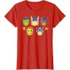 imageMarvel Avengers Halloween Retro Vintage Masks Costume TShirtRed