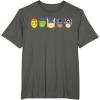 imageMarvel Avengers Halloween Retro Vintage Masks Lineup TShirtAsphalt Grey
