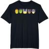 imageMarvel Avengers Halloween Retro Vintage Masks Lineup TShirtBlack