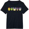 imageMarvel Avengers Halloween Retro Vintage Masks Lineup TShirtBlack