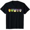 imageMarvel Avengers Halloween Retro Vintage Masks Lineup TShirtBlack