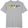imageMarvel Avengers Halloween Retro Vintage Masks Lineup TShirtHeather Grey