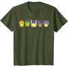 imageMarvel Avengers Halloween Retro Vintage Masks Lineup TShirtOlive Green