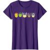 imageMarvel Avengers Halloween Retro Vintage Masks Lineup TShirtPurple