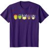 imageMarvel Avengers Halloween Retro Vintage Masks Lineup TShirtPurple