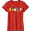 imageMarvel Avengers Halloween Retro Vintage Masks Lineup TShirtRed