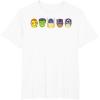 imageMarvel Avengers Halloween Retro Vintage Masks Lineup TShirtWhite