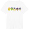imageMarvel Avengers Halloween Retro Vintage Masks Lineup TShirtWhite