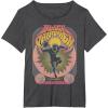 imageMarvel Black Panther Vintage 70s Poster Style TShirtDark Heather Grey