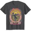 imageMarvel Black Panther Vintage 70s Poster Style TShirtDark Heather Grey