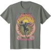 imageMarvel Black Panther Vintage 70s Poster Style TShirtOlive Heather