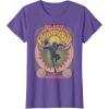 imageMarvel Black Panther Vintage 70s Poster Style TShirtPurple Heather