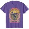 imageMarvel Black Panther Vintage 70s Poster Style TShirtPurple Heather