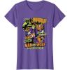 imageMarvel Captain America Halloween Werewolf Beware Capwolf TShirtPurple Heather