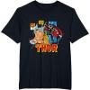 imageMarvel Comics Mighty Thor Retro Distressed Comic TShirt TShirtBlack
