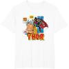imageMarvel Comics Mighty Thor Retro Distressed Comic TShirt TShirtWhite