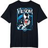 imageMarvel Comics Retro Classic Venom Lurking Bust Portrait TShirtBlack